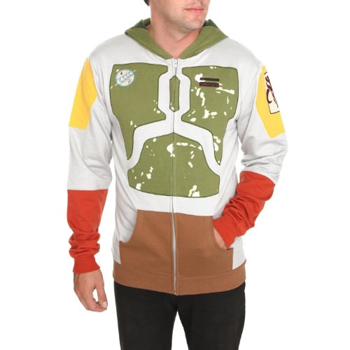 Star Wars Boba Fett Costume Zip Hoodie