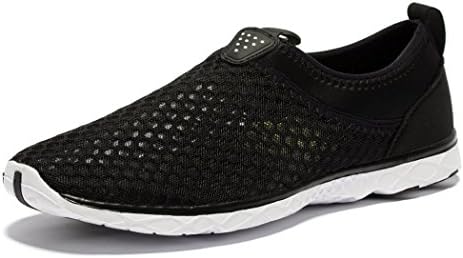 Fingda Men's Mesh Slip On Water/Walking Shoes(Black EU45)