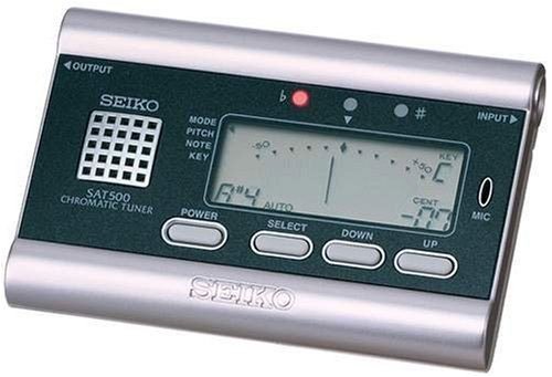 MusicalInstruments: Seiko SAT 500 Chromatic Tuner   Blue