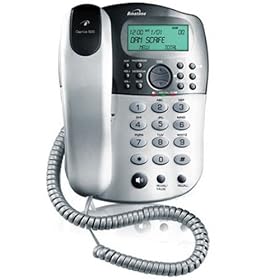 Binatone Caprice 600 Corded Telephone with Answering Machine in Silver