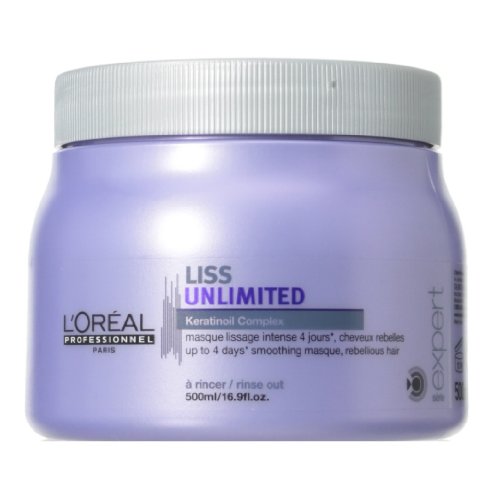 L Oreal Professional Liss Unlimited Masque, 16.9 fl. oz.