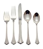 Reed & Barton 18th Century Sterling Silver 66-Piece Flatware Set with Chest, Service for 12