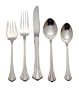 Reed & Barton 18th Century Sterling Silver 46-Piece Flatware Set with Chest, Service for 8