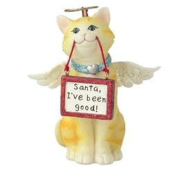 Cat Angel Christmas Ornament