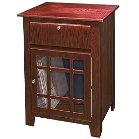 Crosley ST73-CH Richmond Entertainment Center Cabinet (Cherry) by Crosley