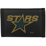 Dallas Stars Black Nylon Tri-Fold Wallet
