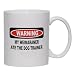 MY WEIMARANER ATE THE DOG TRAINER Mug for Coffee / Hot Beverage 11 oz. BLUE