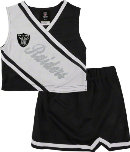 Oakland Raiders Toddler 2-Piece Cheerleader Set