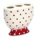 Allure Home Dots Ceramic Toothbrush, Red