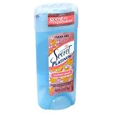 Secret Scent Expressions Platinum Anti-Perspirant/Deodorant, Clear Gel, Southern Peach, 2.7-Ounces (Pack of 4)