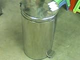 20 Litre 5.3 gals*Stainless Steel Step Bin* NEW In original box*L@@K!