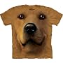 Golden Labrador Dog Face Adult T-Shirt The Mountai&hellip The Mountain