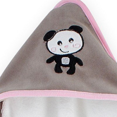 Imagen 2 de Conjunto de 2 piezas albornoz Señorita Panda Tallas albornoz TU - A partir del naciemiento - Kinousses