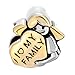 Pugster Heart Baby Girl I Love My Family Charm Sale Cheap Beads Fit Pandora Jewelry Charms Bracelet Gifts