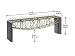 NOCH 67027 36 cm Long Fish Belly Bridge Landscape Modelling