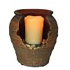 Artful Accents Cordless Tranquility Fountain Candle