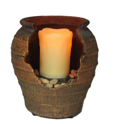 Artful Accents Cordless Tranquility Fountain Candle