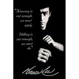 (24x36) Bruce Lee (Quotes) Art Poster Print