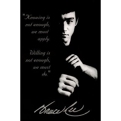 Bruce Lee (Quotes) Poster quotes for posters. Bruce Lee (Quotes) Poster
