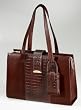 "Crocodile" Shoulder Briefcase