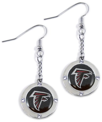 NFL Atlanta Falcons Crystal Dangle Earrings