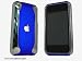 iPhone 3G/3GS Hard case Silver Chrome & Blue