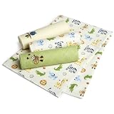 Just Born Receiving Blankets - Animal Adventure by Just Born