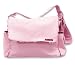 Canvas Messenger Diaper Bag - Pink