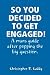 Books : SO YOU DECIDED TO GET ENGAGED!