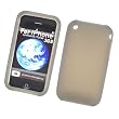 Apple iPhone 3G & 3GS Skin Case Silicone Cover Smoke Grey