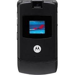 Motorola RAZR V3 Unlocked Phone with Camera, and Video Player--International Version with No Warranty (Black)