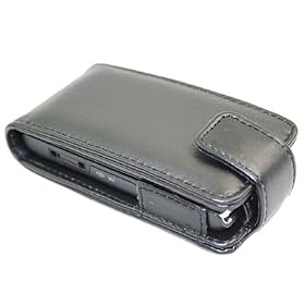 iTALKonline Flip Case/Cover/Protector/Skin For Sony Ericsson W995 - Black