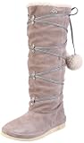Fornarina VIOLETTE PIFVO7936WS06, Damen Stiefel, Grau (grey 06), EU 36