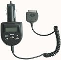 FM Transmitter and Car Charger with LCD Screen for Apple iPod/iPhone 3G/iTouch 2nd Generation/Nano 4th Generation