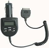 FM Transmitter and Car Charger with LCD Screen for Apple iPod/iPhone 3G/iTouch 2nd Generation/Nano 4th Generation
