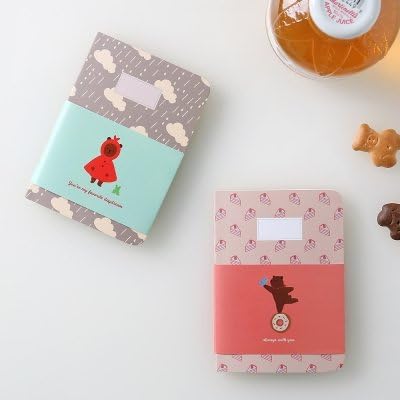 TOFFEENUT SCHOOLING NOTE SMALL - mint rain