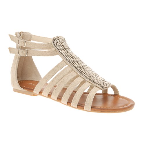 ALDO Wyatta - Women Flat Sandals - Natural Print - 7