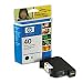Original HP 40 Black Ink Cartridge in Retail Packaging