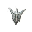 Open Wing Fairy Pendant With Antique Silver Color Plating on Cable Choker