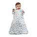 HALO Sleepsack 100% Cotton Wearable Blanket, Blue Jungle Print, Medium