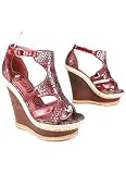 41FpECYY05L. SL160  Snake Shield Espadrille Wedge
