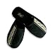 Easy USA - Mens Slipper, Black, Tan