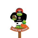 Pack of 2 NFL Cincinnati Bengals Frankenstein Halloween Wooden Lawn Stakes 30"
