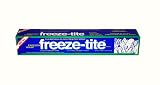 Freeze-Tite Clear High-Cling Plastic Freezer Wrap, 250 Sq. Ft. Roll (Pack of 4)