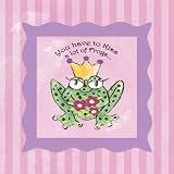 You Have To Kiss A Lot Of Frogs??? Art Print Poster By Stephanie Marrott, 8