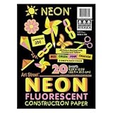 Art Street Neon Construction Paper (RIV04300)