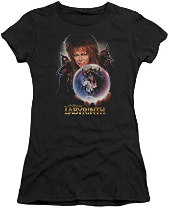 Labyrinth I Have A Gift Short Sleeve Juniors Sheer Black Sm