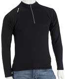 Lafuma Buckson T Zip LS t-shirt, black - Lafuma