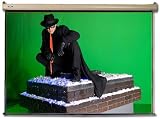 MaxStar Screens 70x70 Manual Wall Pull Down Projection Screen (Matte White)