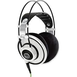 AKG Q 701 Quincy Jones Signature Reference-Class Premium Headphones, White